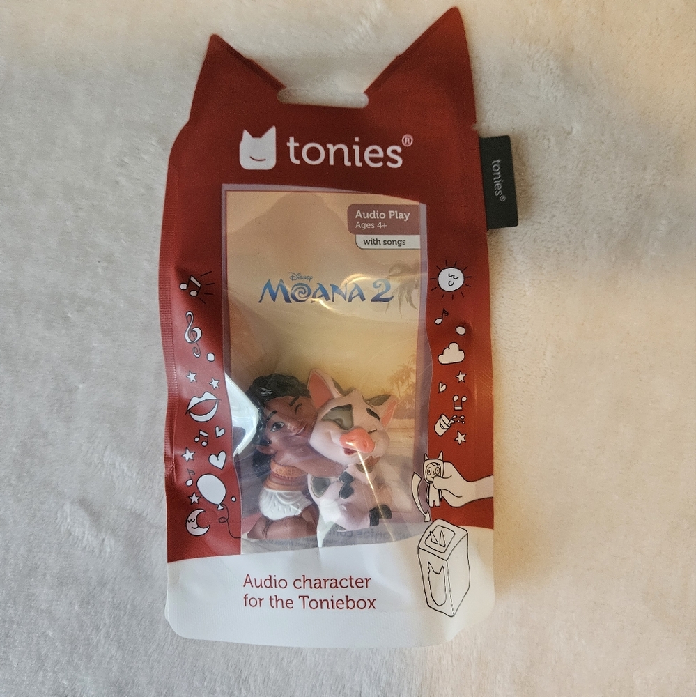 New Disney Moana 2 Tonie Audio Character For Toniebox